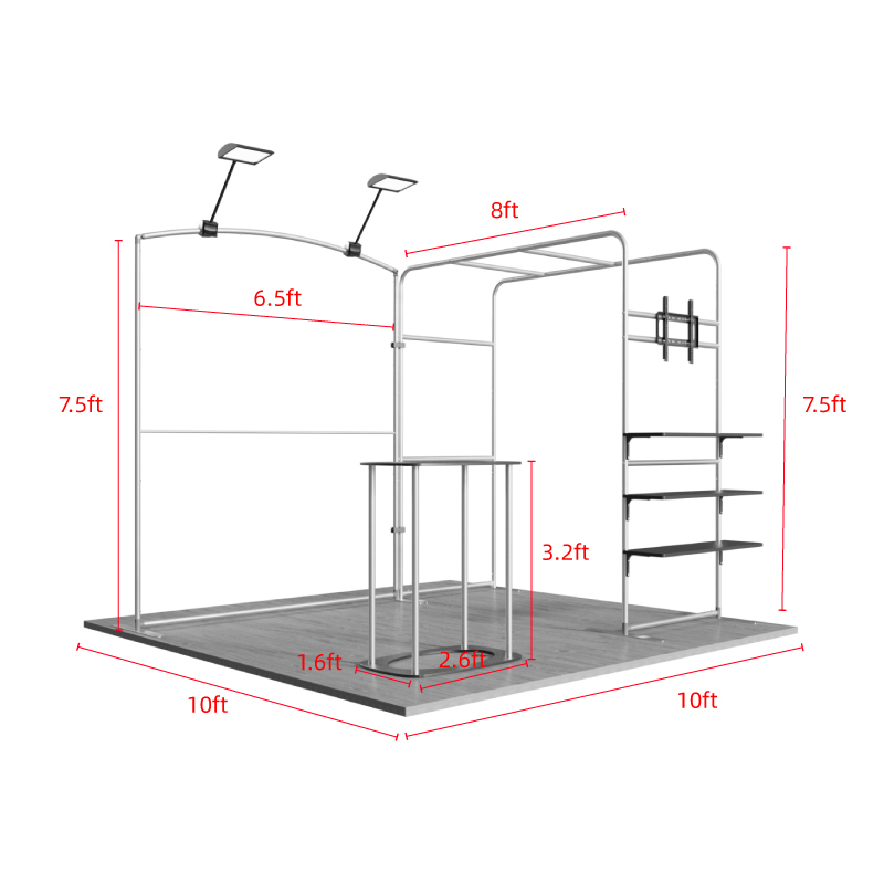 10'x10' Tradeshow Booth Kit - N Kit 4