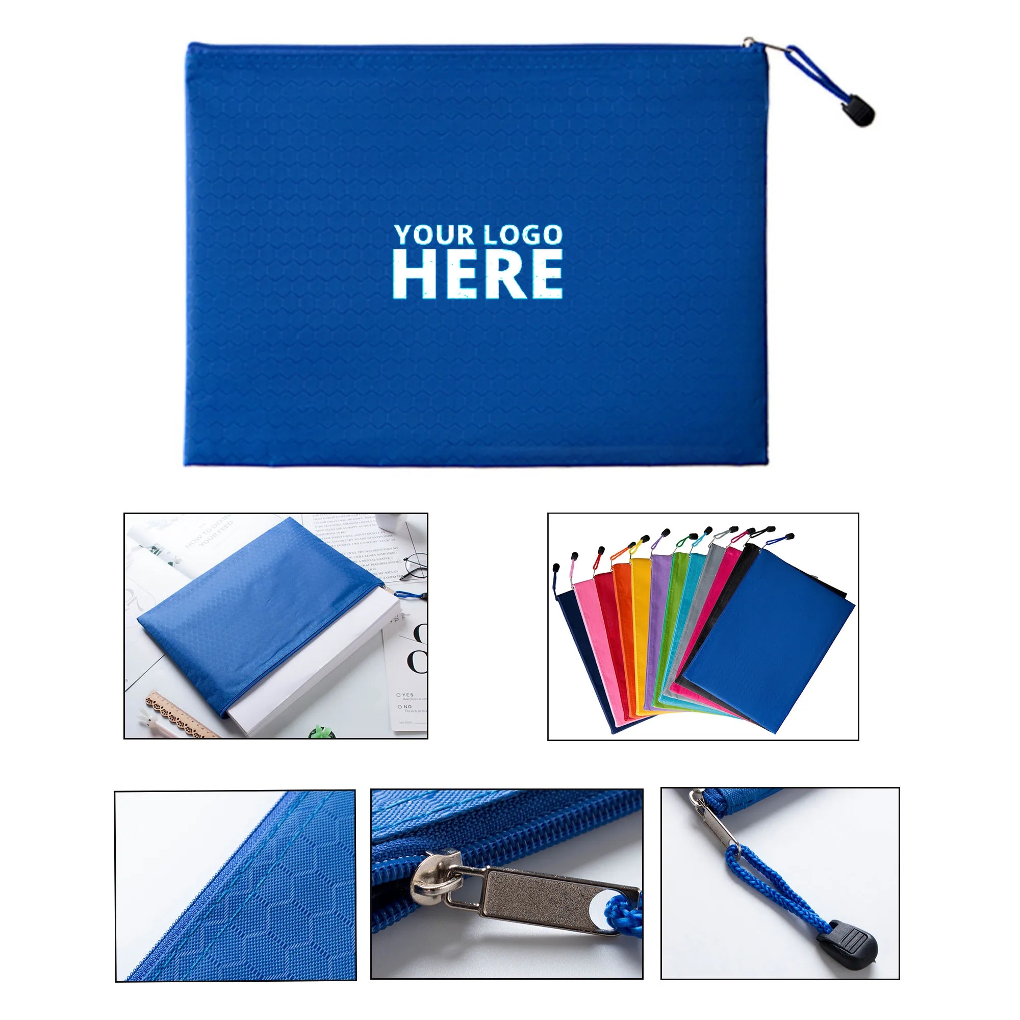Waterproof Zipper File Document Bag 13