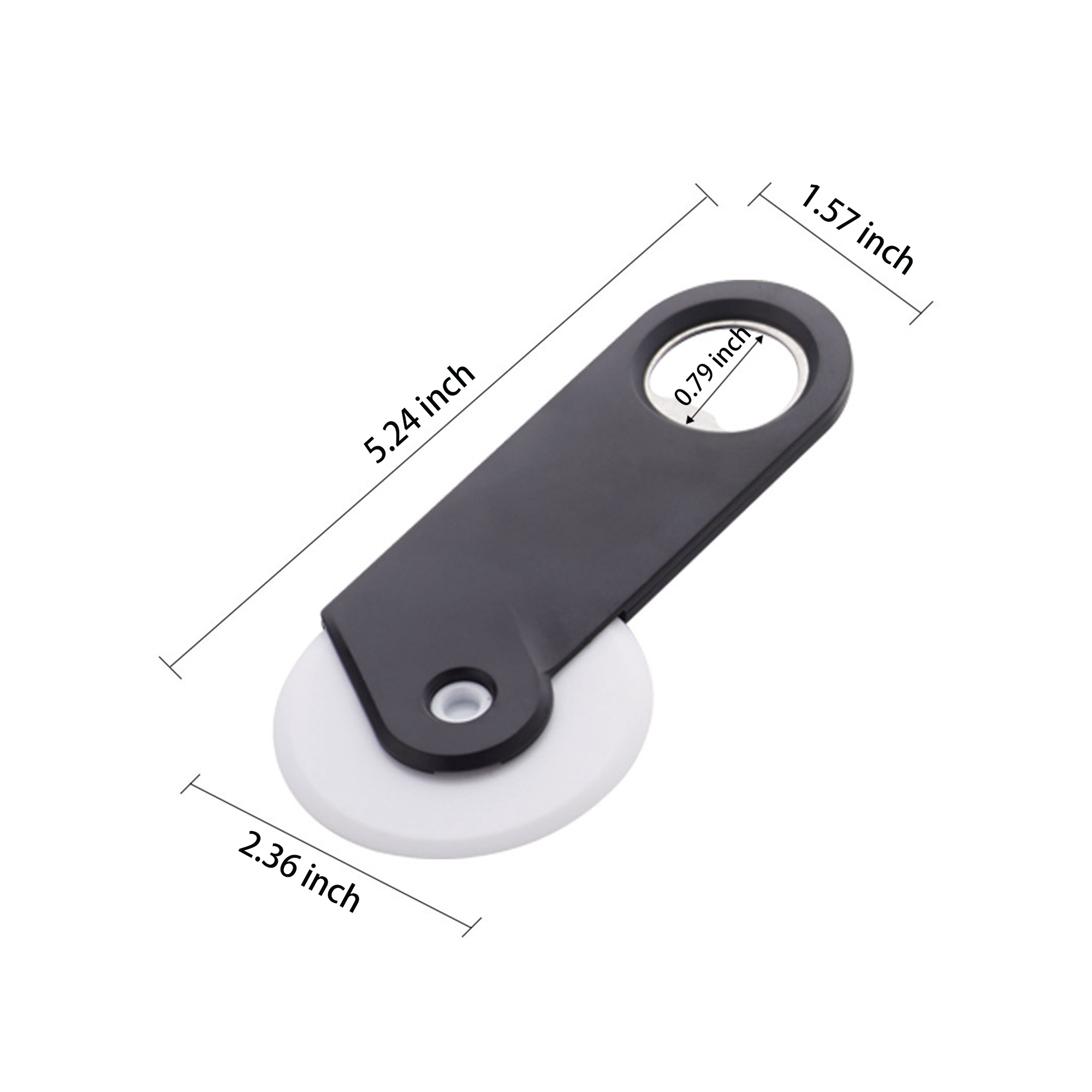 2 In 1 Plastic Pizza Knife Bottle Opener 3