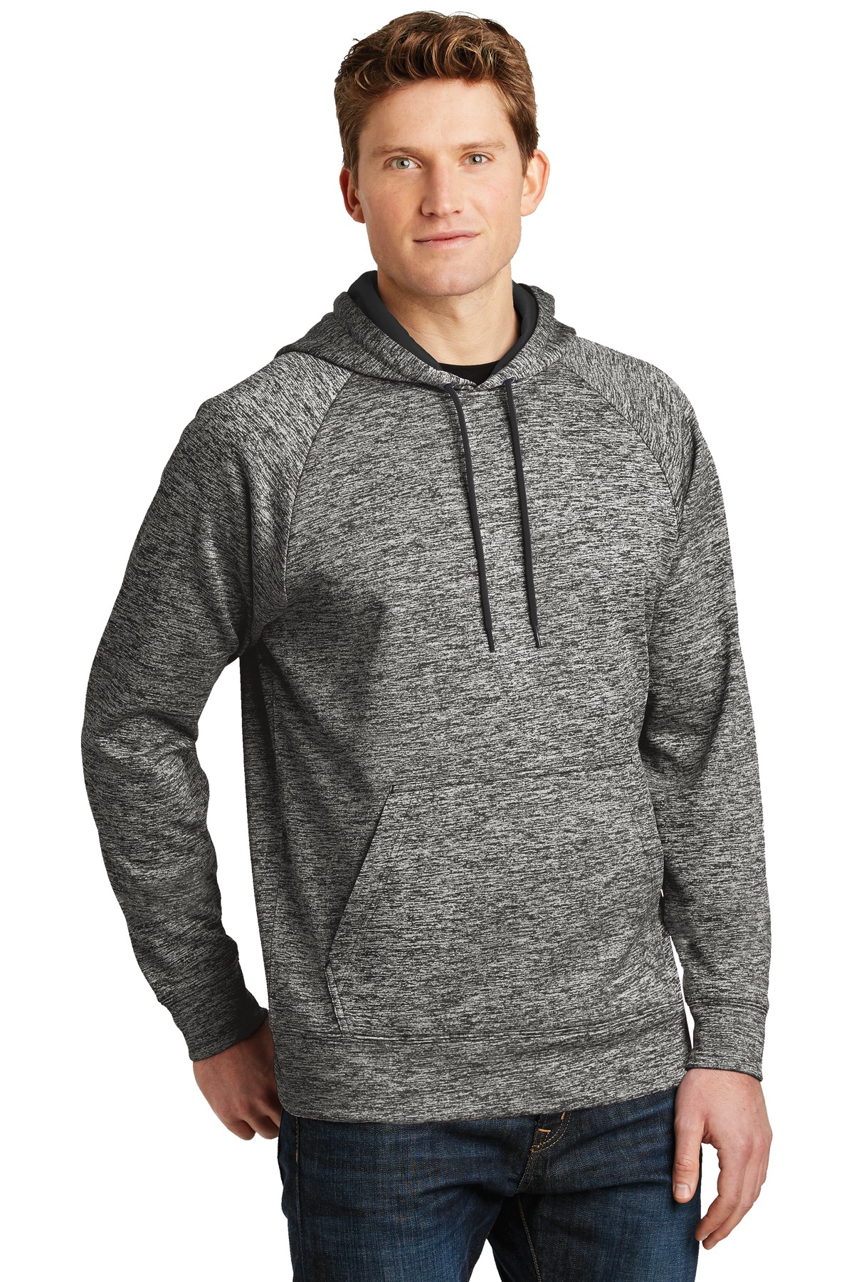 PosiCharge Electric Heather Fleece Hooded Pullover
