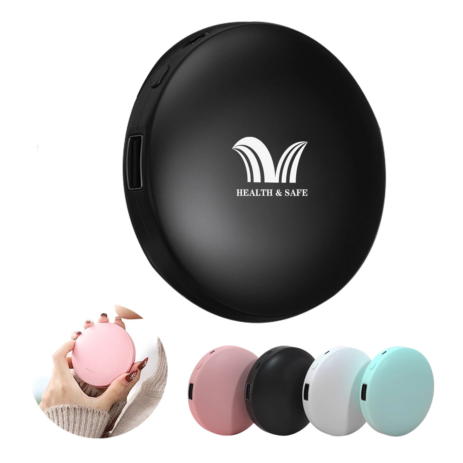 Portable Hand Warmer Power Bank 12