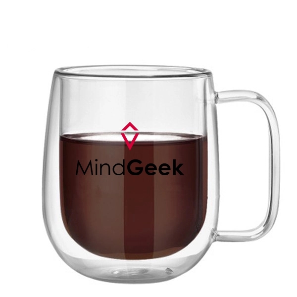 12oz Glass Double-Wall Borosilicate Coffee Cups 4