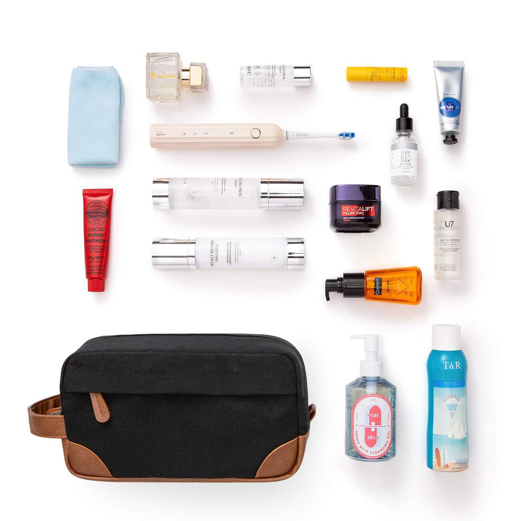 Canvas Waterproof Toiletry Hanging Cosmetic bag 6