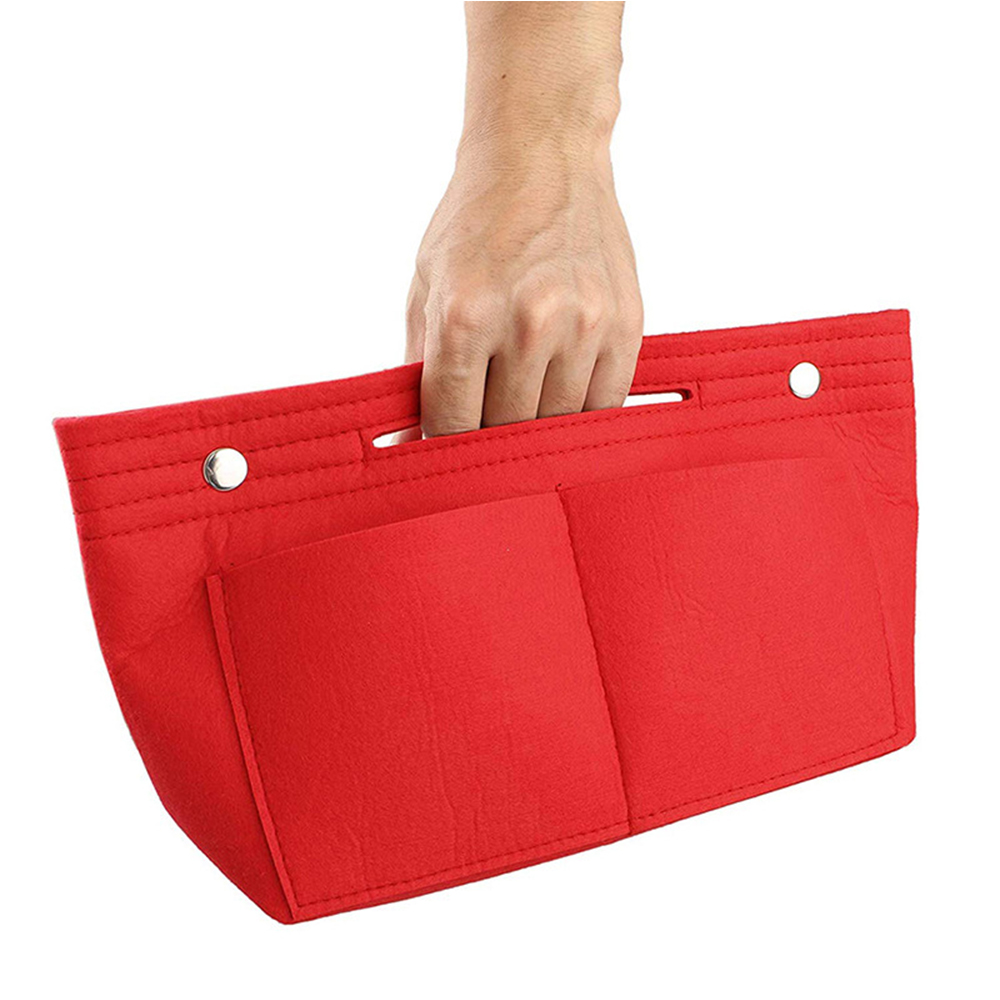 Medium Multi functional Felt Cosmetic Bag / Makeup Handbag 2