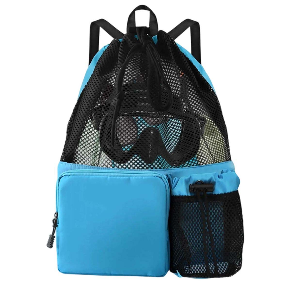 Drawstring Backpack with Wide Shoulder Straps 6