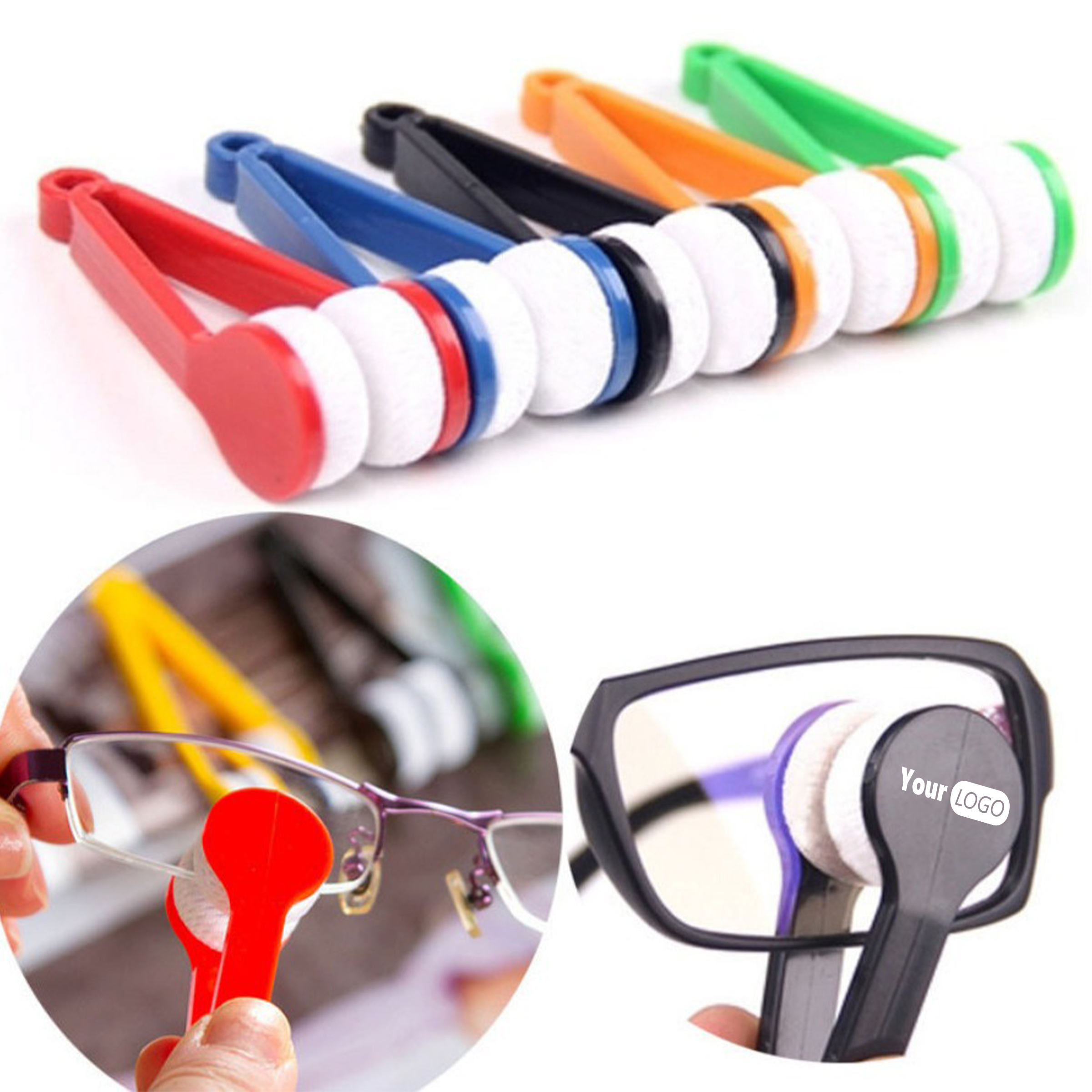 Plastic Double-Sided Portable Glasses Cleaner ?C Quick And Effective Lens Care 2
