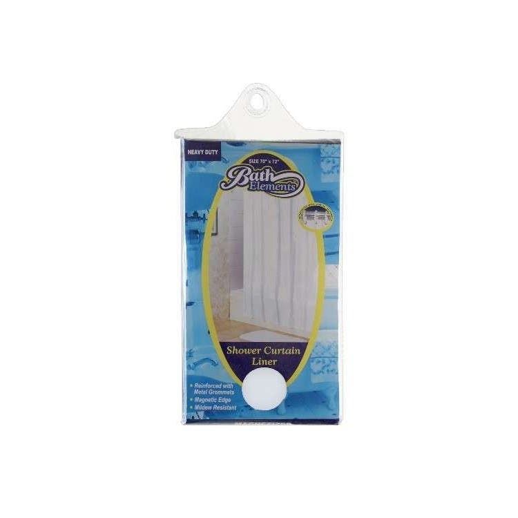 Heavy Duty Shower Curtain Liners - White 3