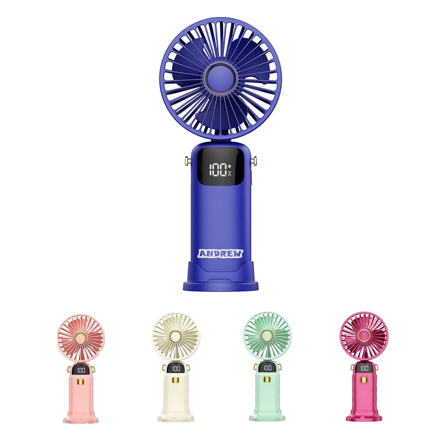 Rechargeable Mini Handheld Pocket Hanging Neck Cooling Fan 2