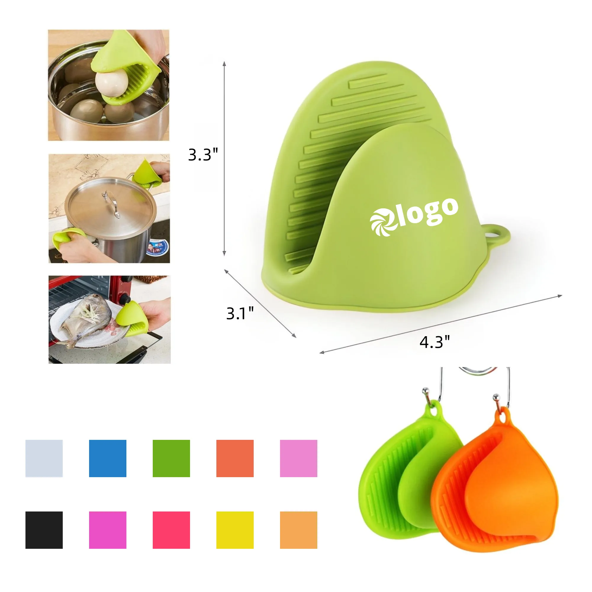 Kitchen Heat Silicone Insulation Glove 1