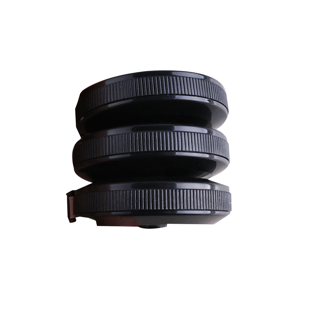 Automatic retractable 1.5m 60 inch black tape measure 6