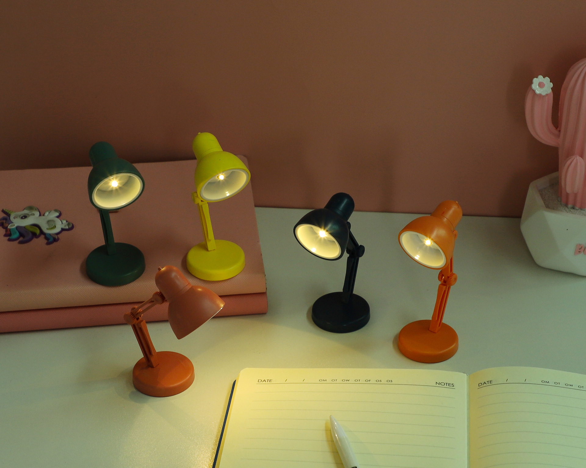 Mini Folding Reading Desk Lamp 4