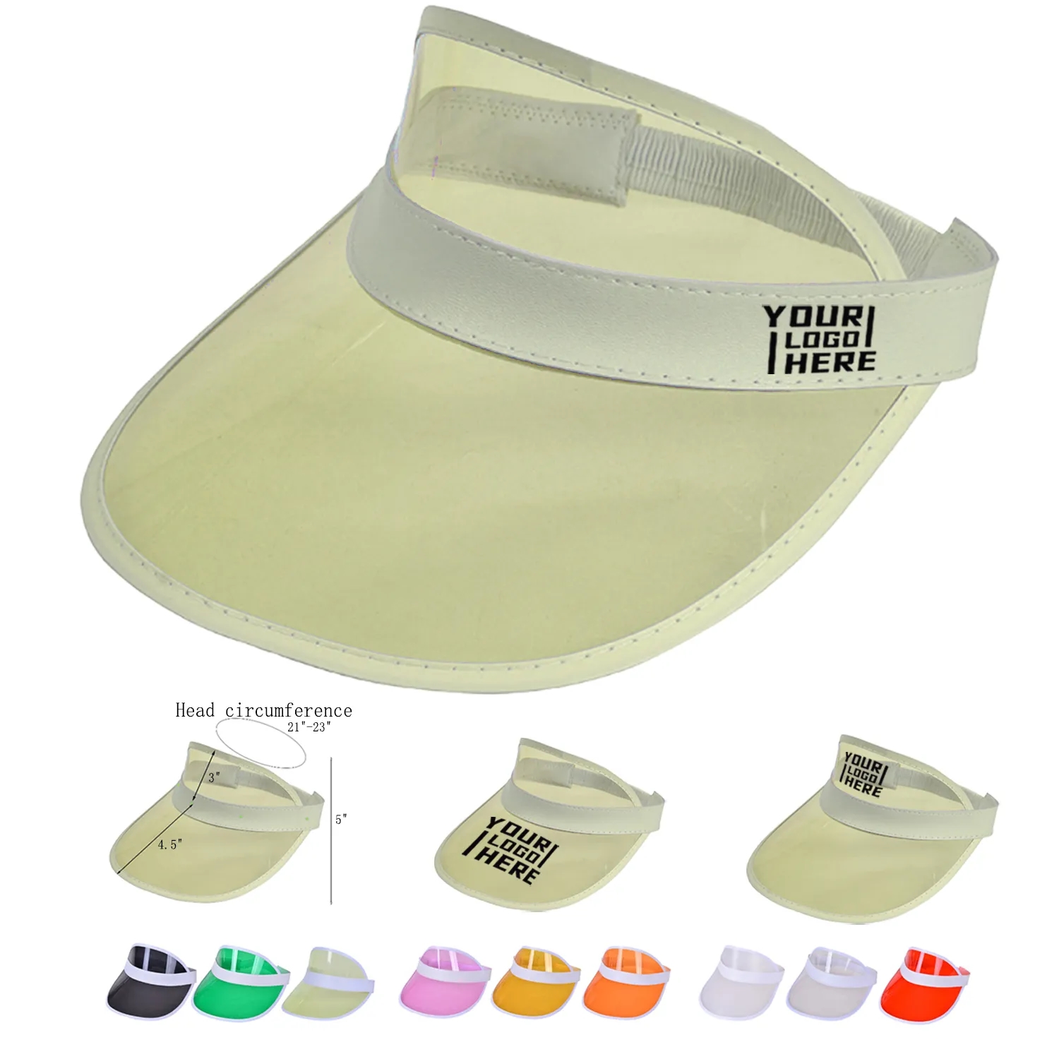 Comfort Sun Visor Hat MOQ50pcs 1