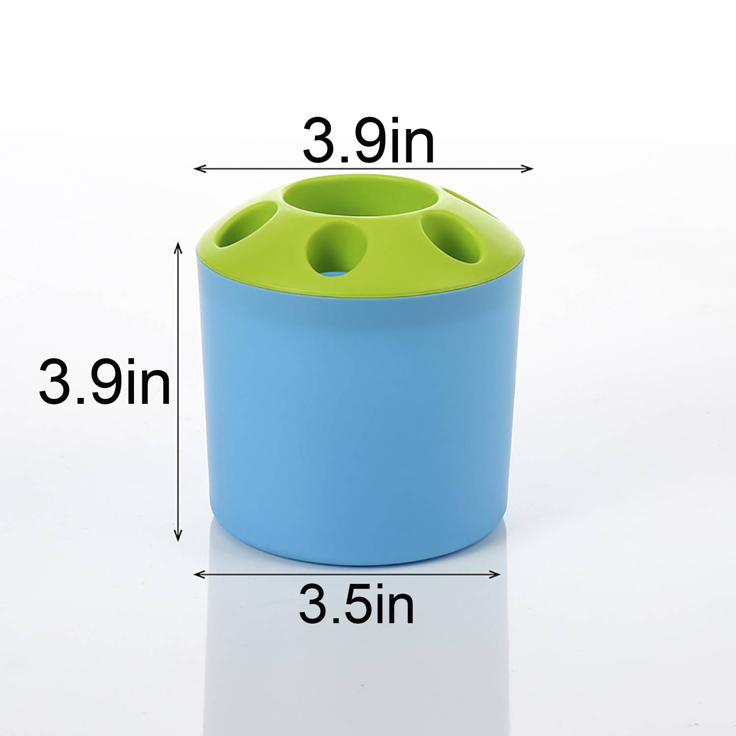 Compact Plastic Multi Hole Pen Holder for Office School 4