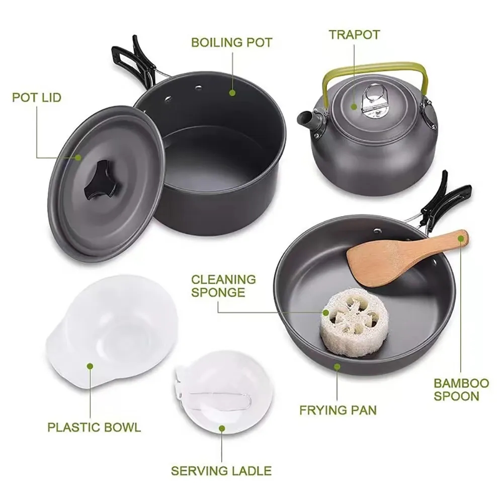 Portable Camping Cookware Set 2