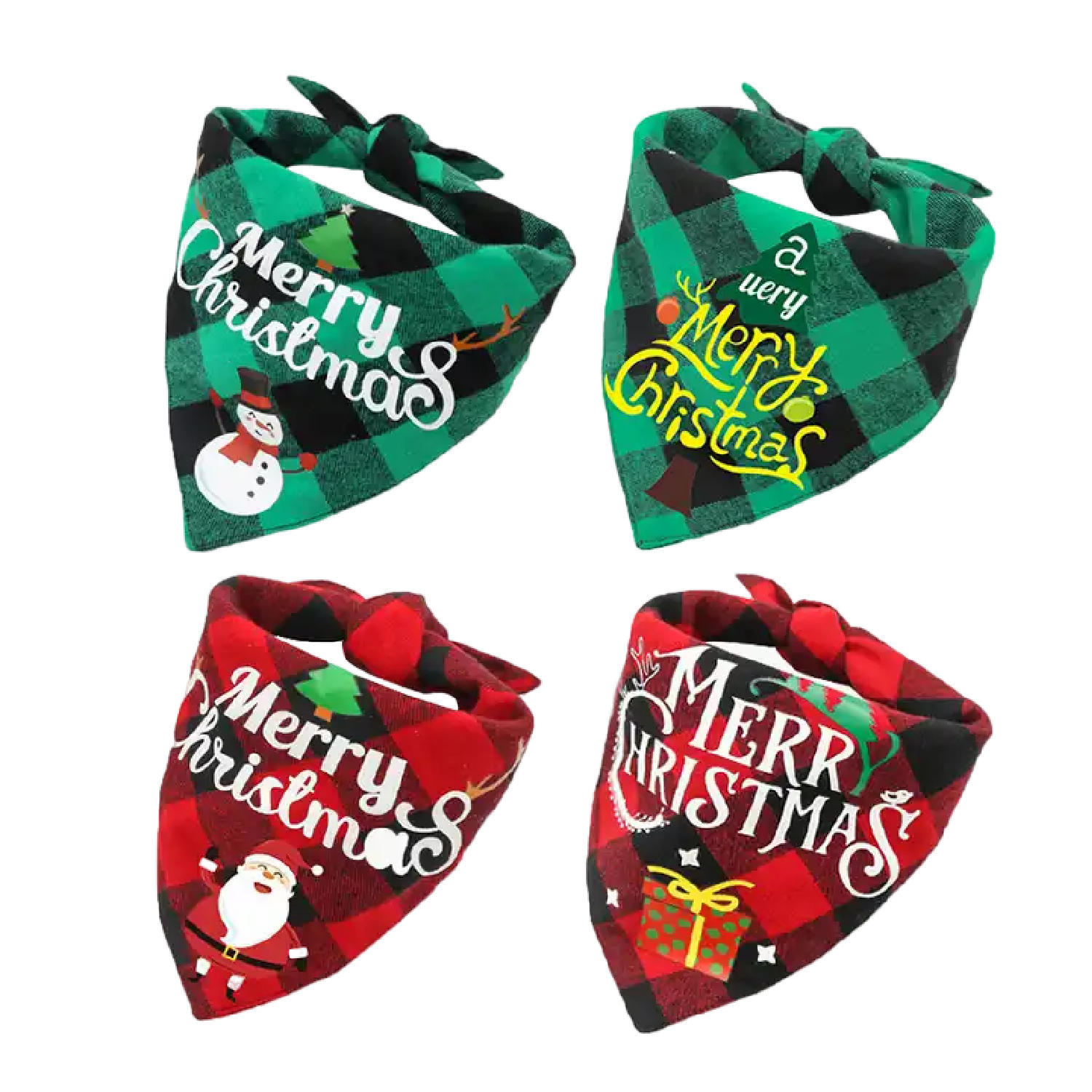 Triangle Style Cotton Pet Bandana 4