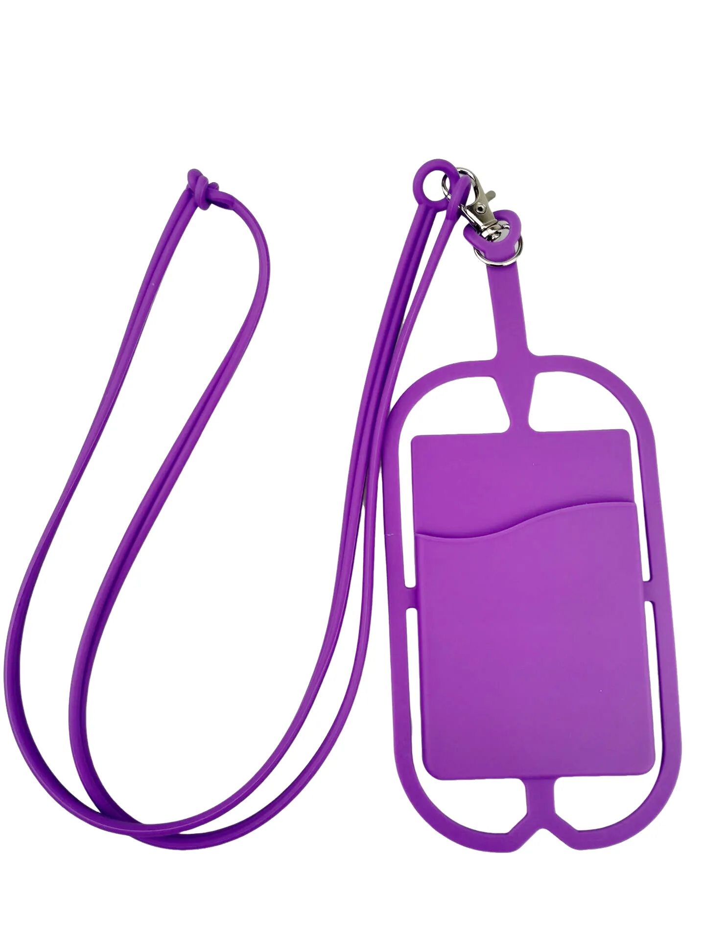Silicone Phone Lanyard Card Holder Pocket 10