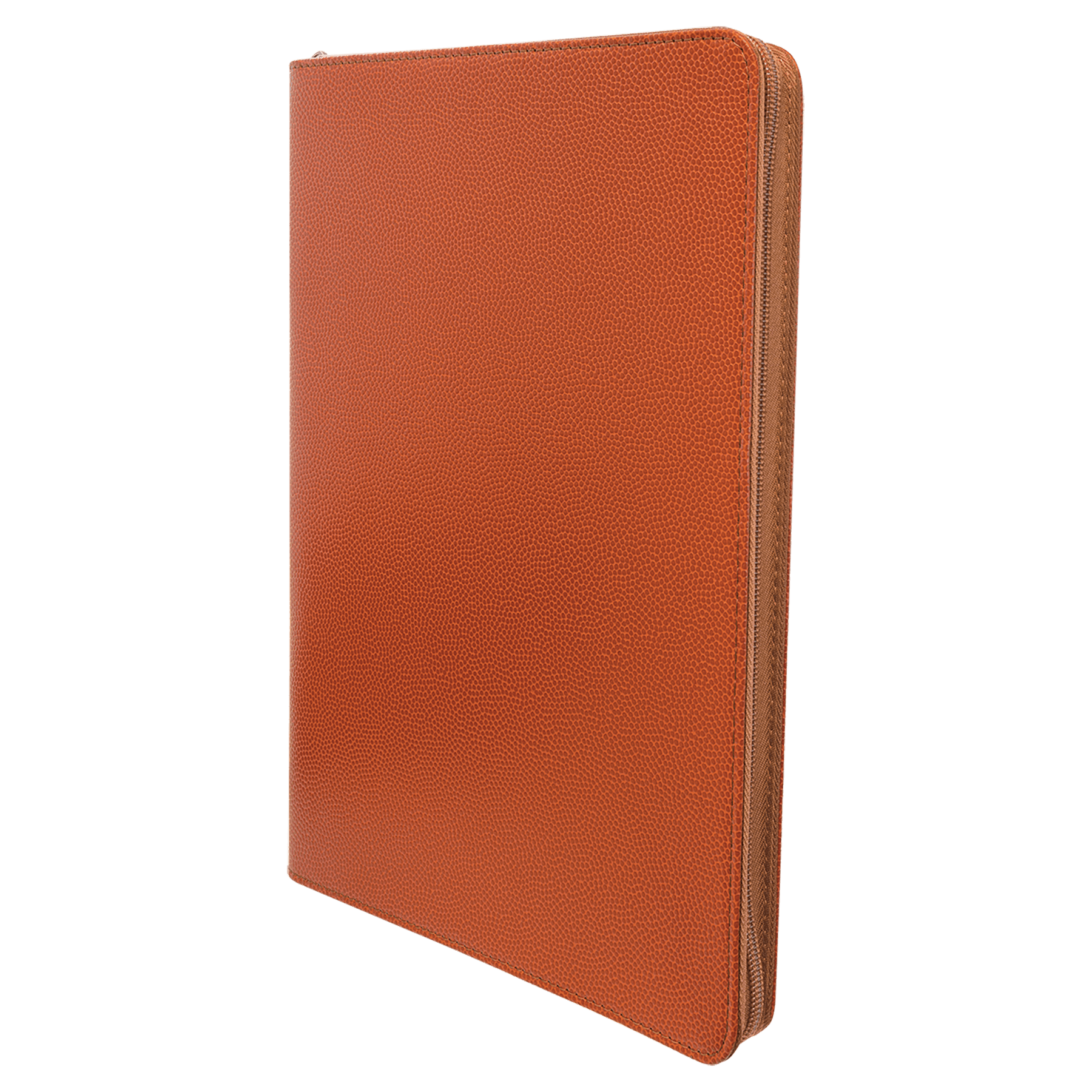 9 1/2" x 12" Basketball w/ Zipper Leatherette Portfolio with Notepad 6