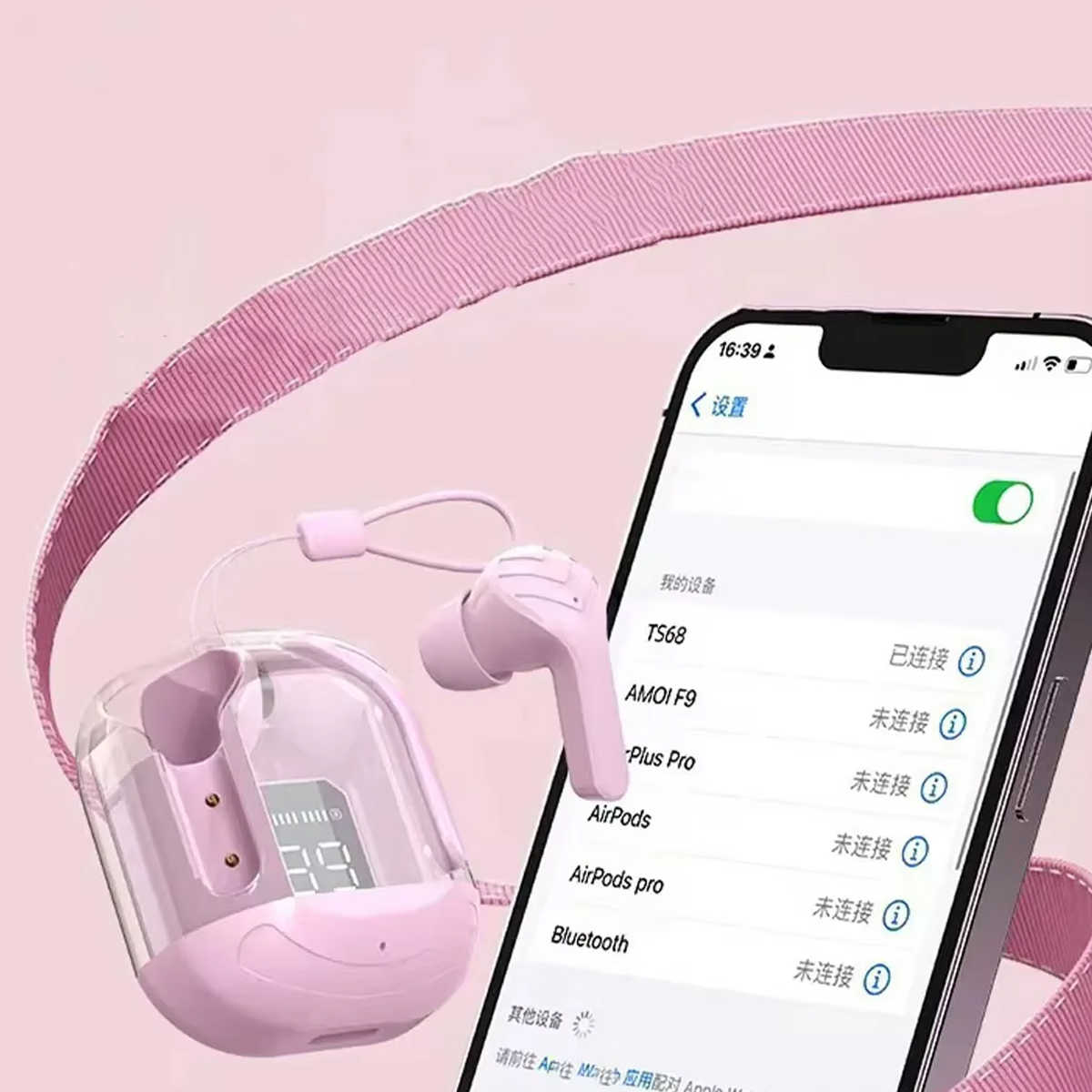Digital Display Wireless Sports Earbuds 3