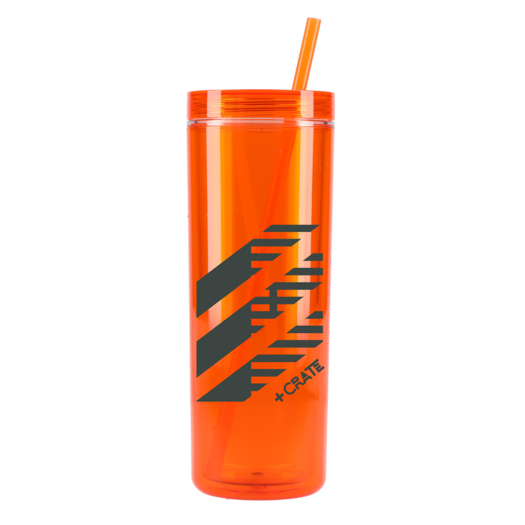 Chroma Recycled Acrylic Straw Tumbler 16oz 35
