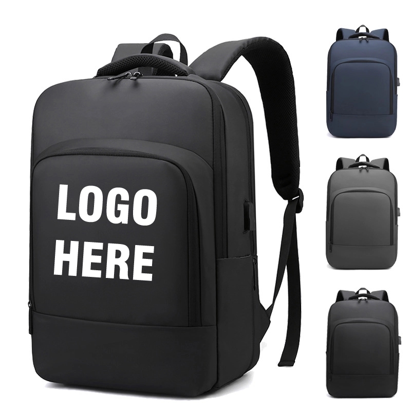 Custom Business Laptops Backpack with USB Charging Port 2