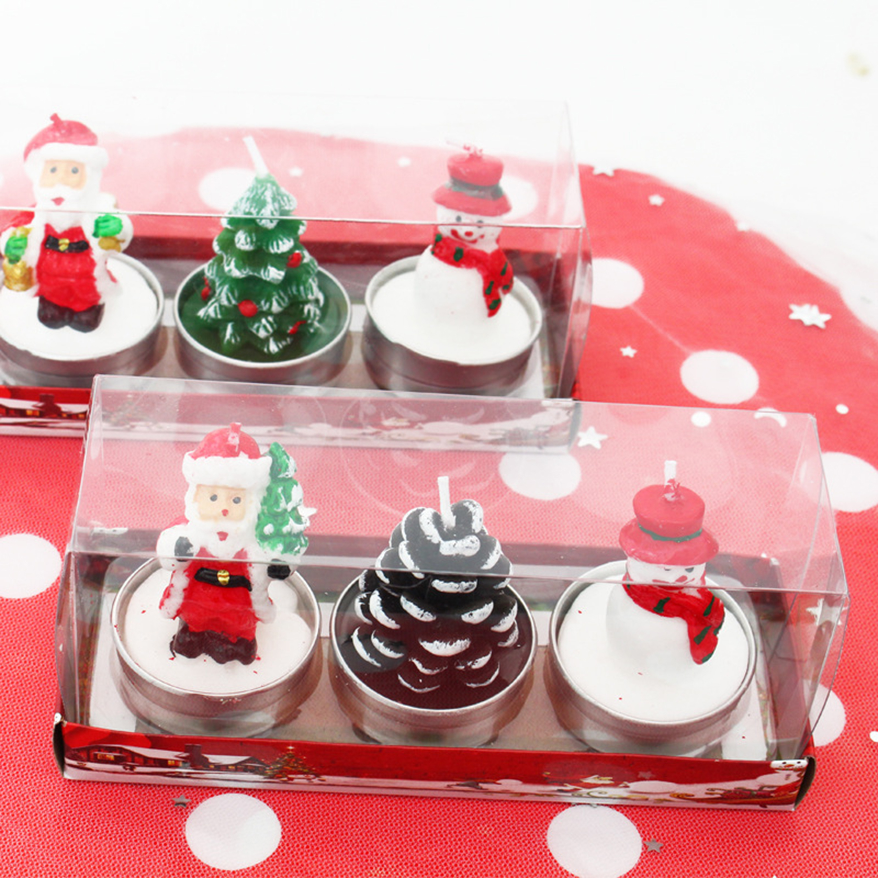 Christmas Decoration Wax Candles 3