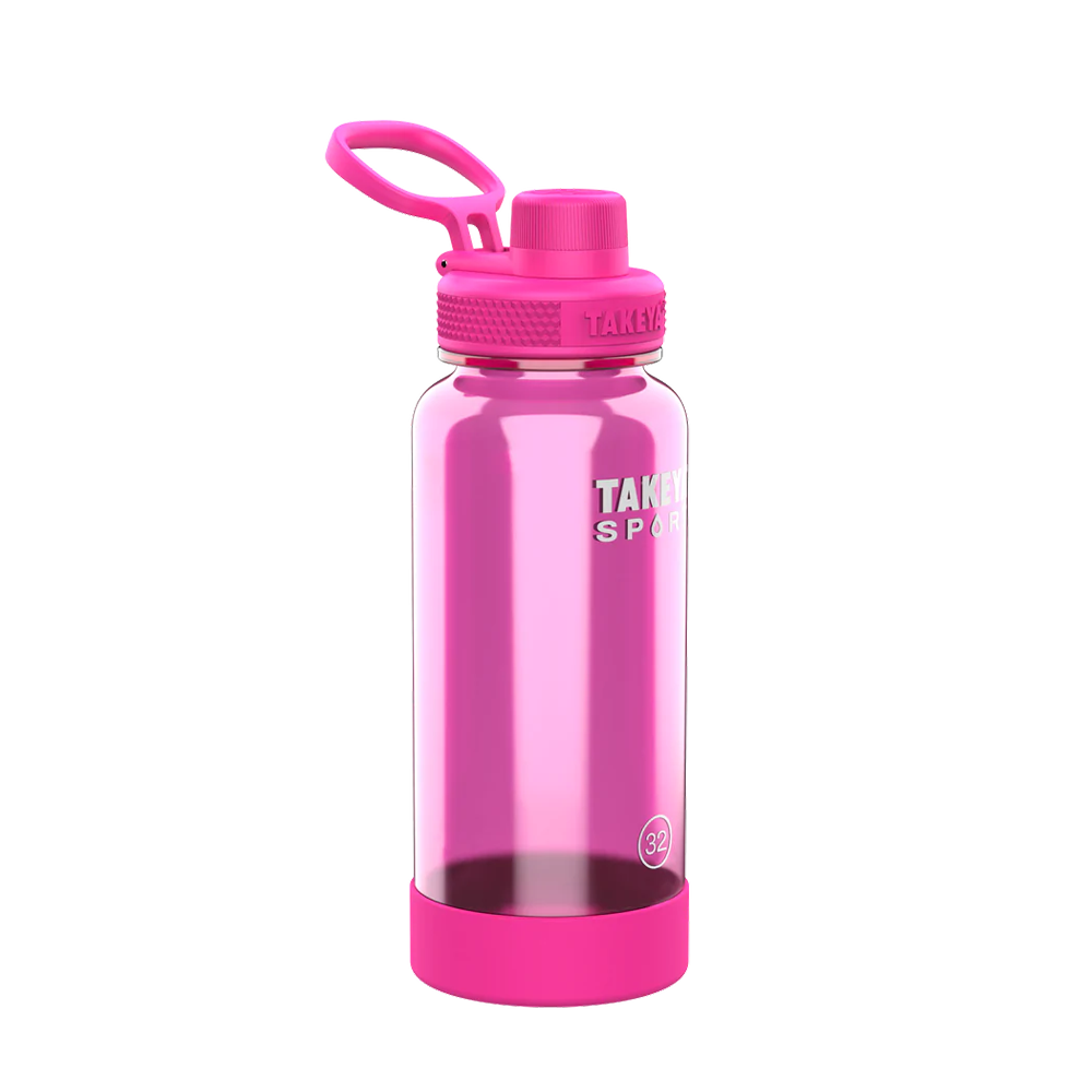 Takeya 32 oz Tritan Sport Water Bottle With Spout Lid 6