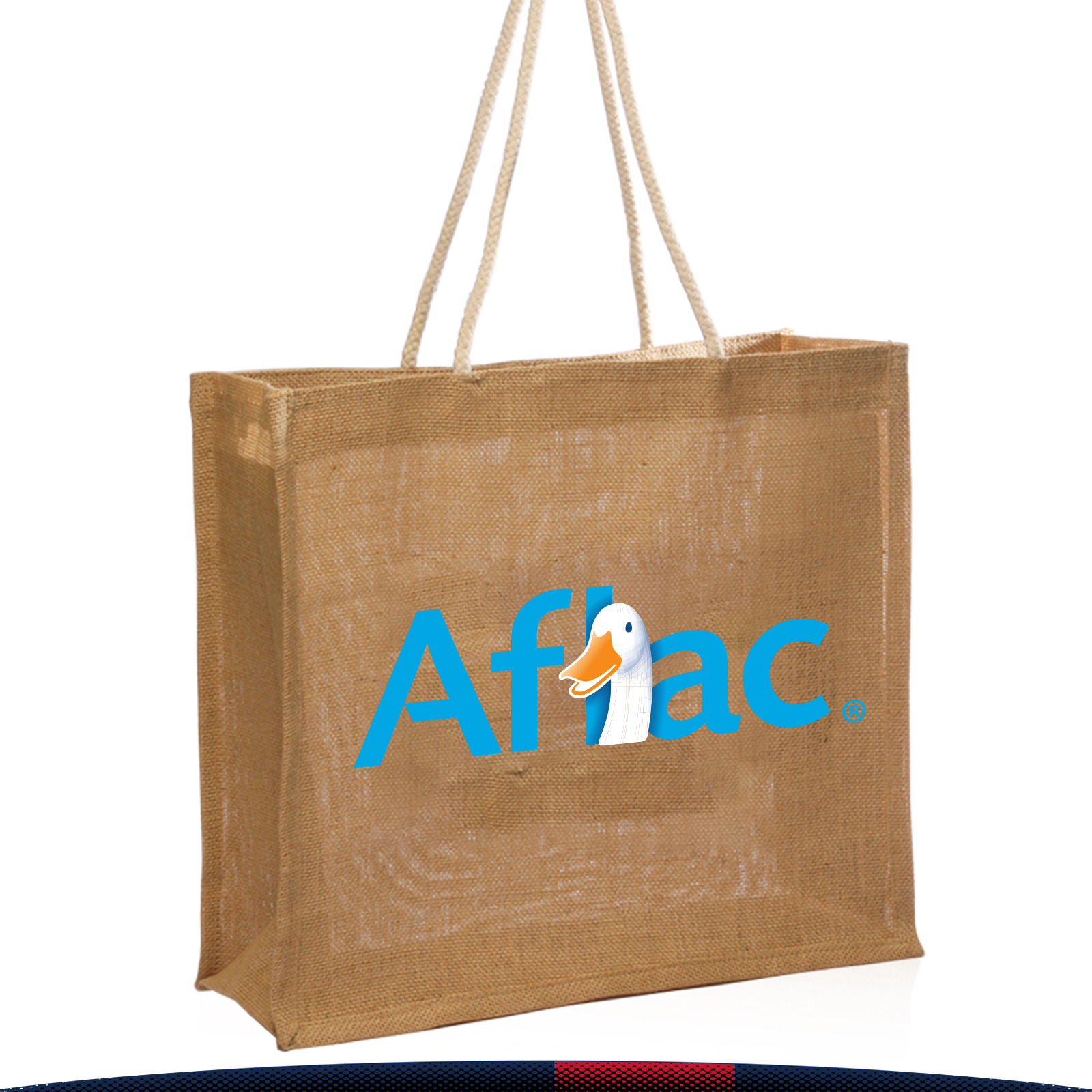 Mikinki Jute Bags, custom tote bag with logo imprint 5