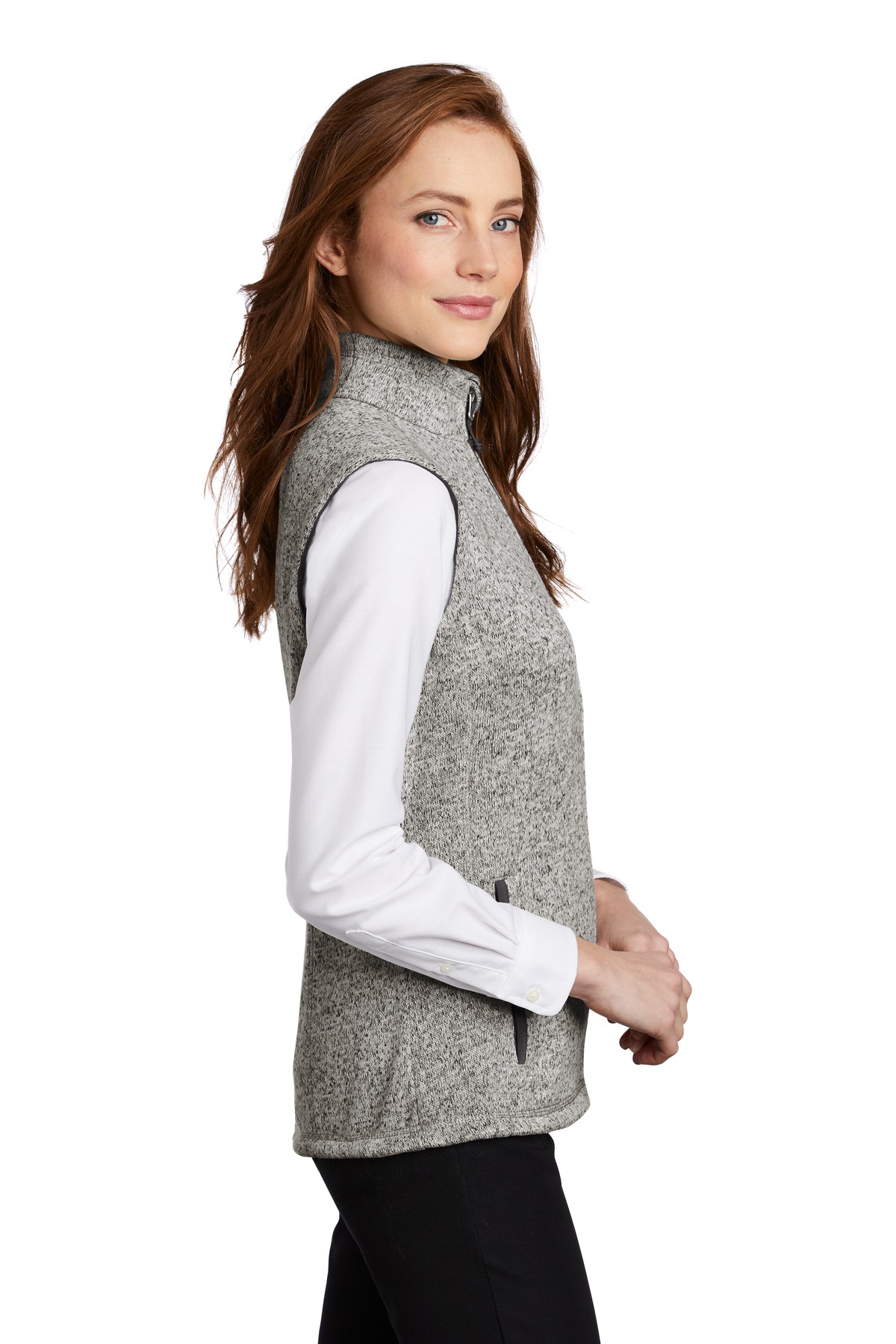 Port Authority Women's Sweater Fleece Vest L236 21