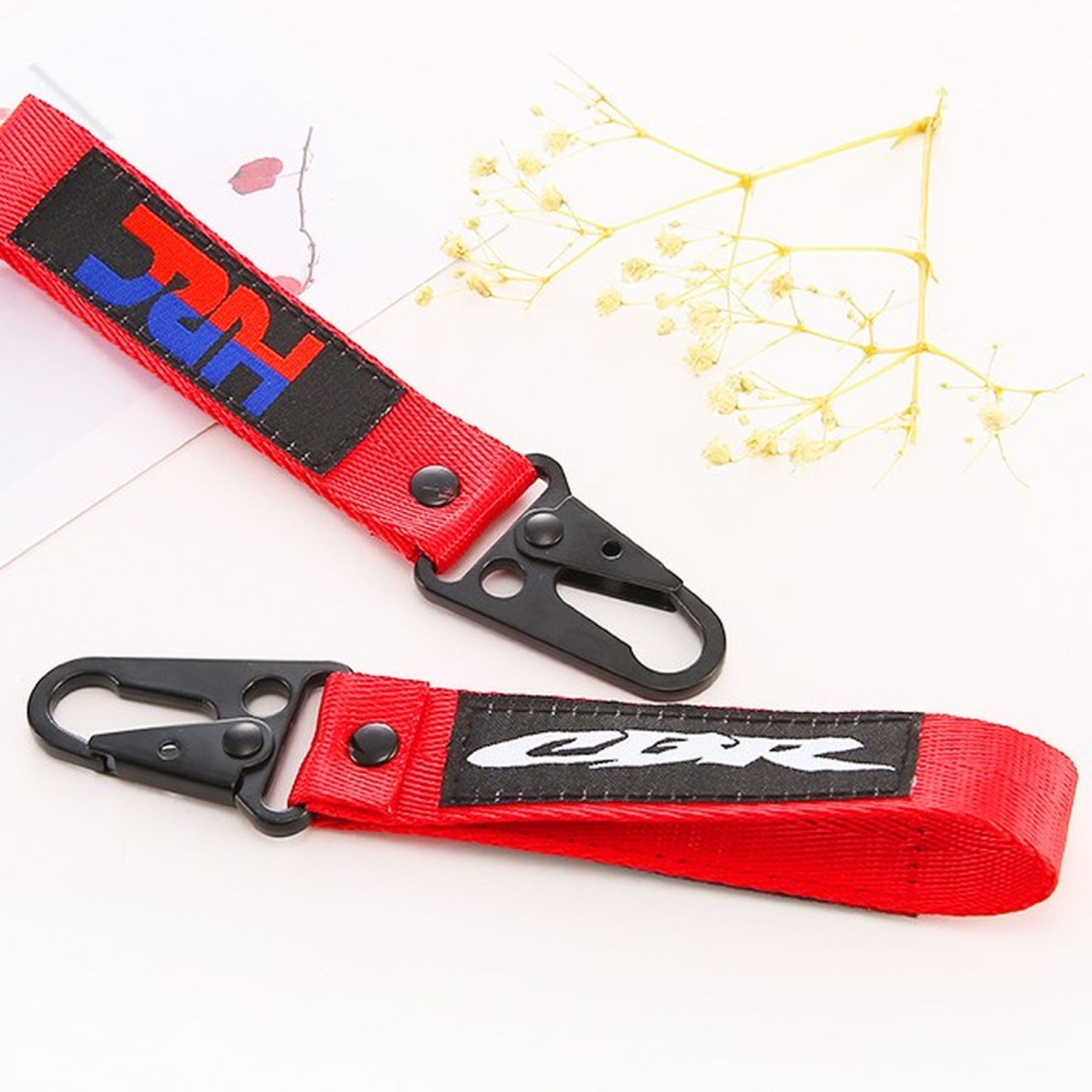 Embroidery Key Tag Motorcycle Keys Chain 2