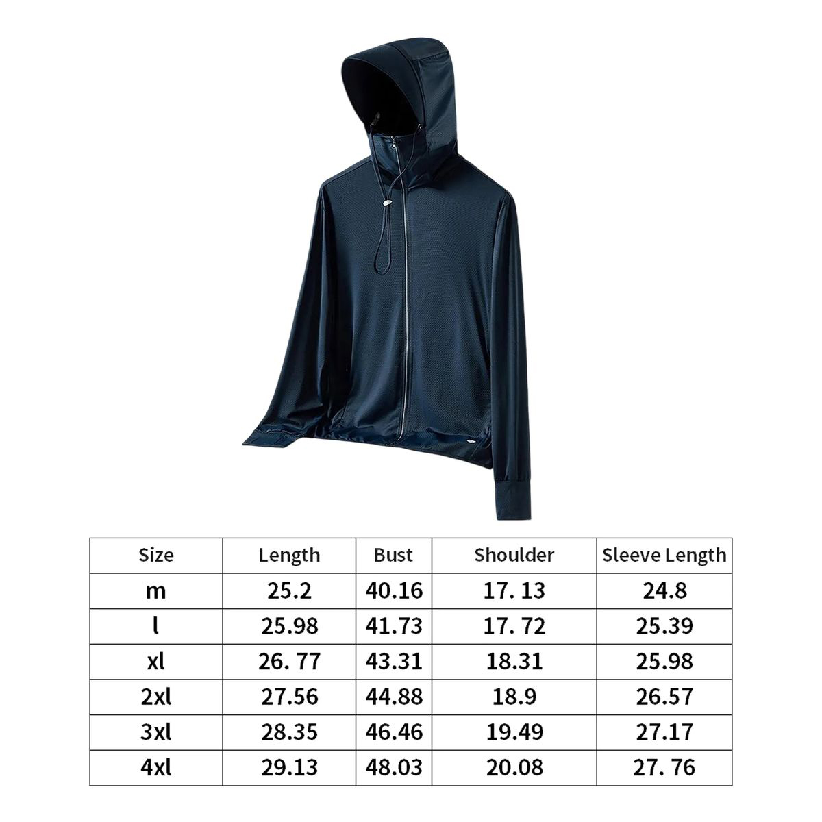 Quick Dry Hooded Polyester Sunscreen for Cycling and Hiking 6