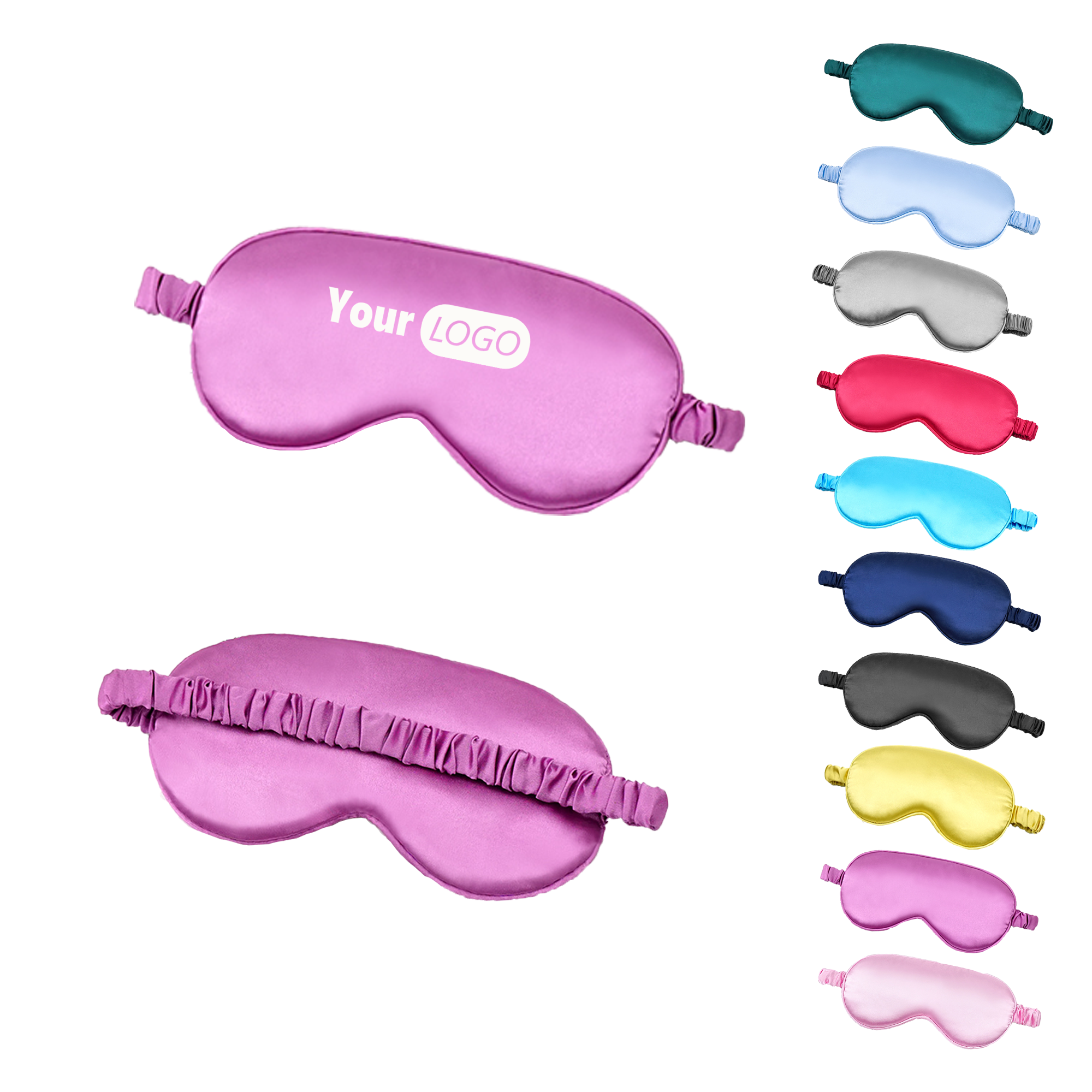 Faux Silk Eye Mask MOQ 50 2