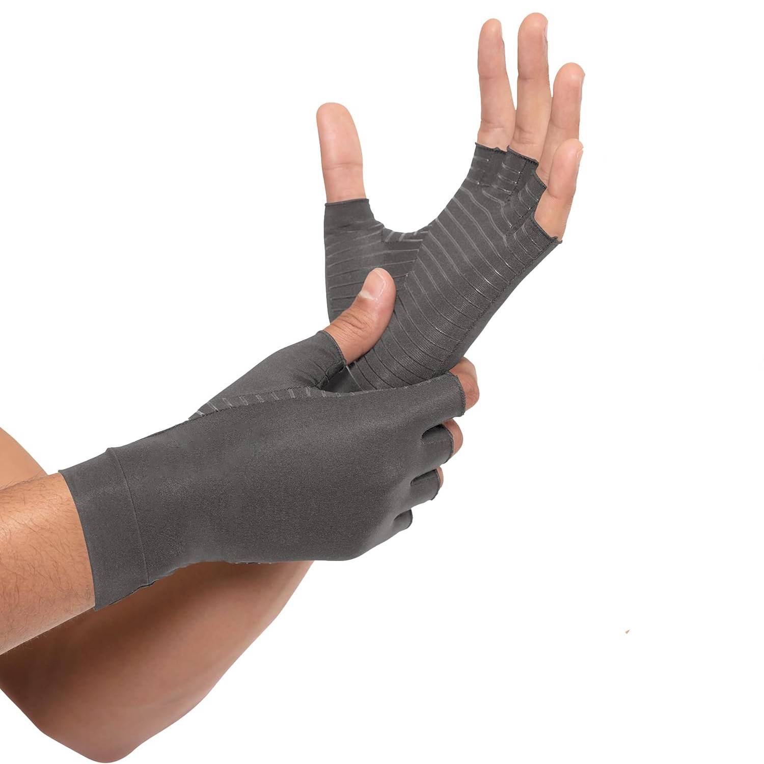 Fingerless Anti Slip Compression Gloves 5