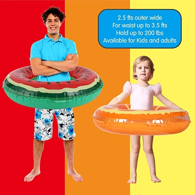 35" Watermelon Pool Party Raft 9
