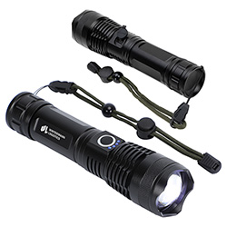 Best Buddy Tools ® Zoom Rechargeable Aluminum Telescopic-Focus LED Flashlight 4