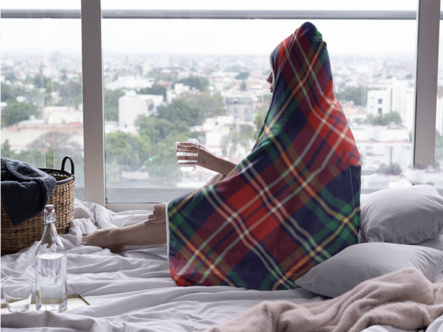 Plush Cozy Cape- Large