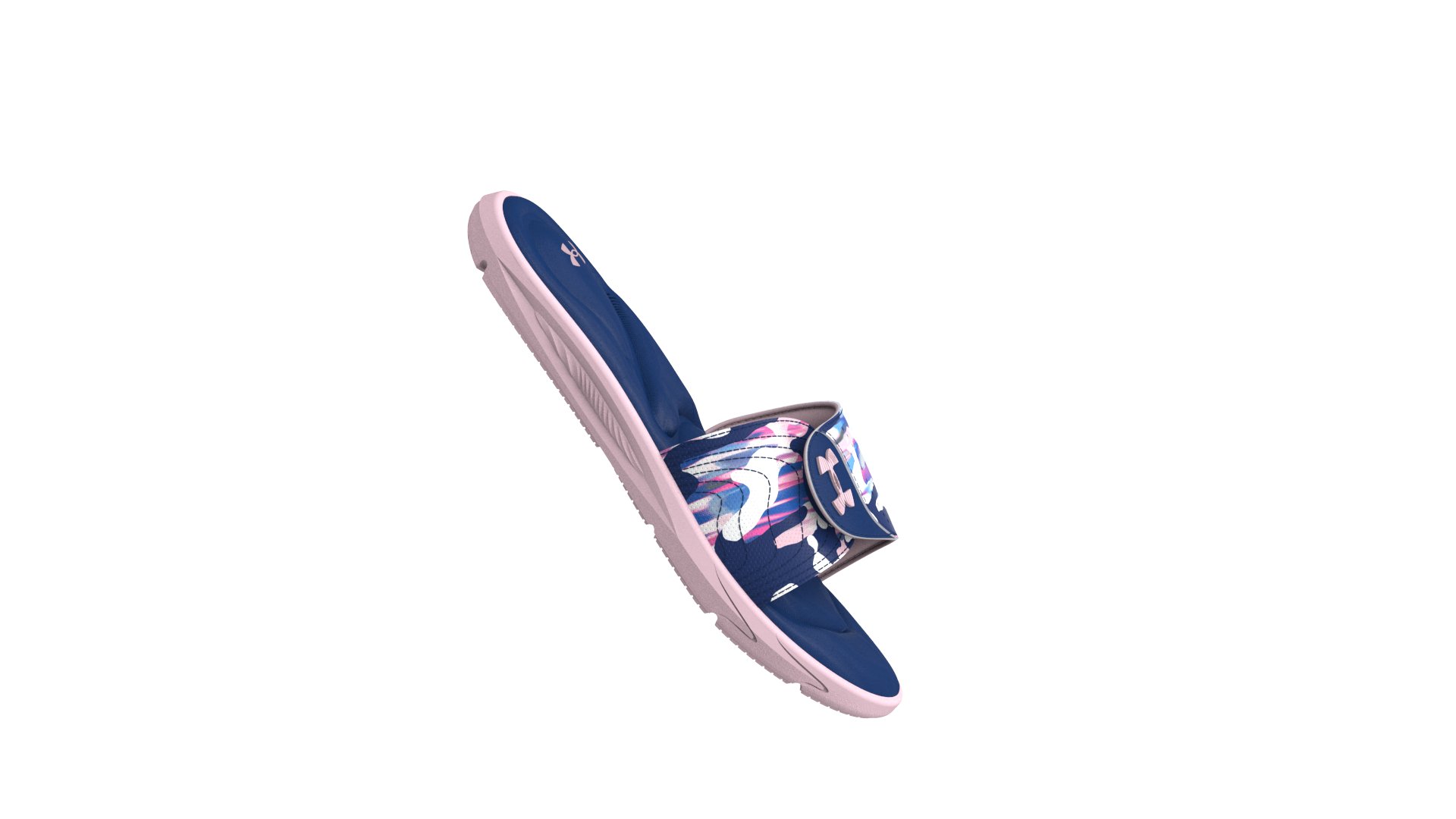 Girls' UA Ignite VI Graphic Strap Slides 2