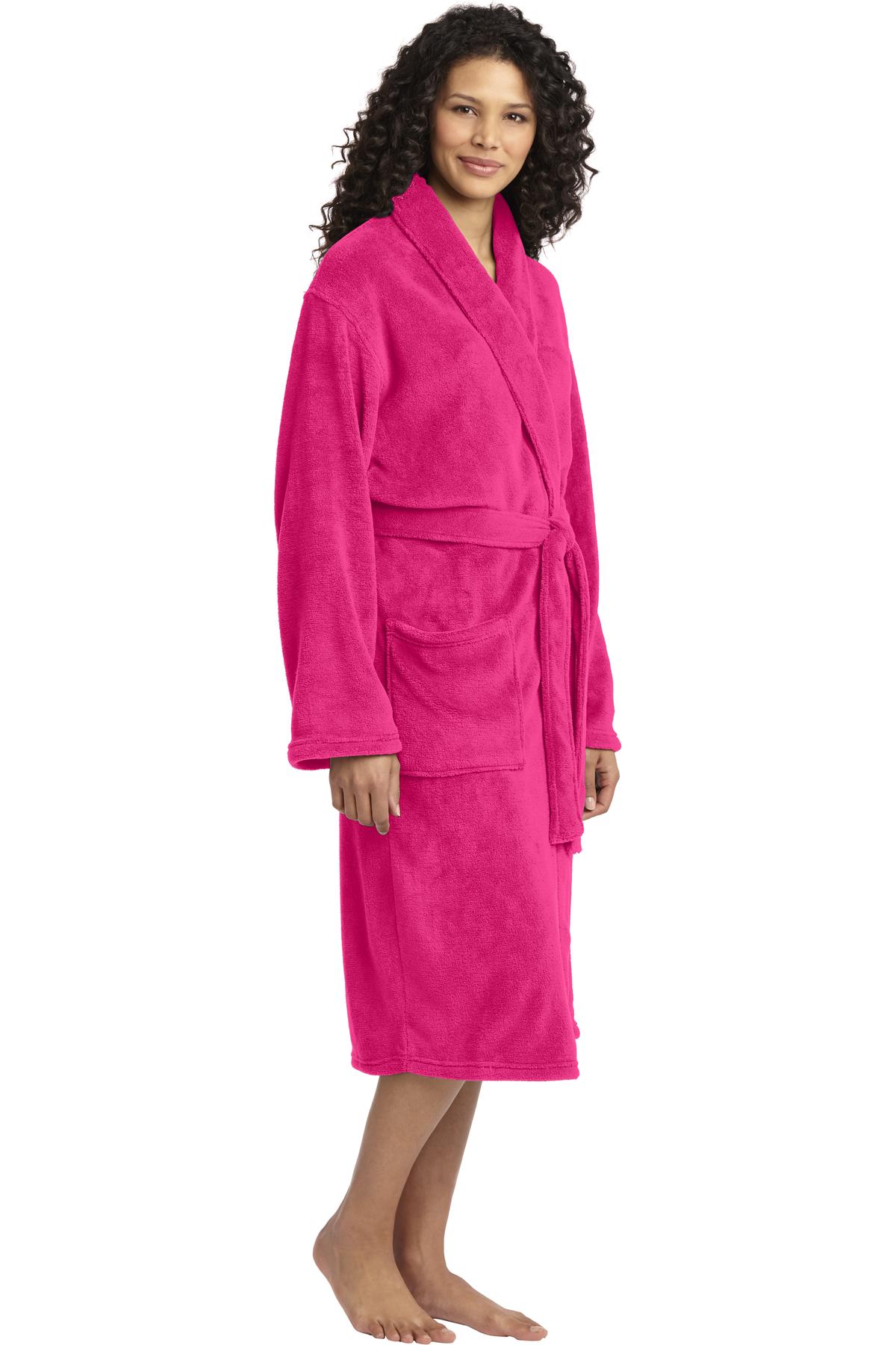 Port Authority Plush Microfleece Shawl Collar Robe. R102 18