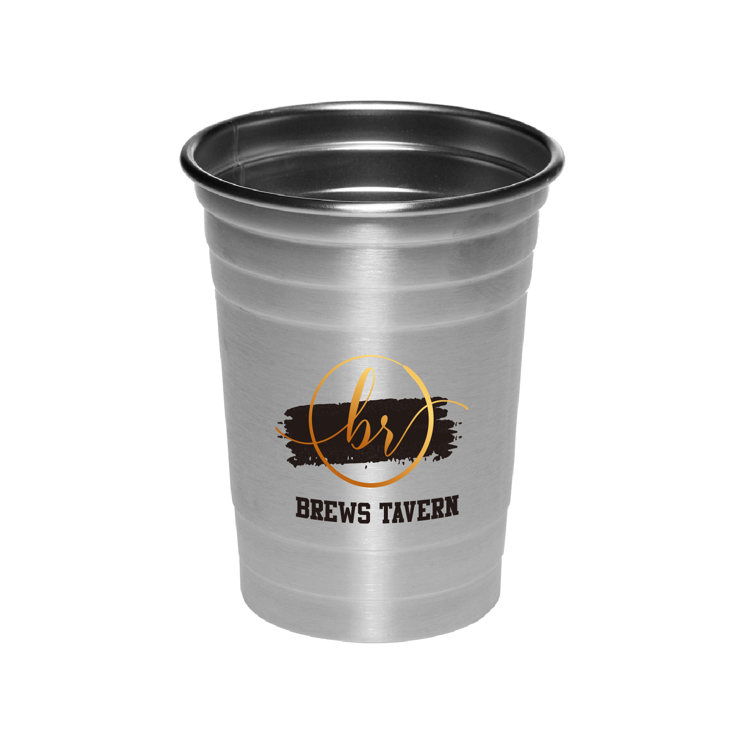 16 oz. Hop Stainless Steel Beer Cup (Full Color Imprint) 2