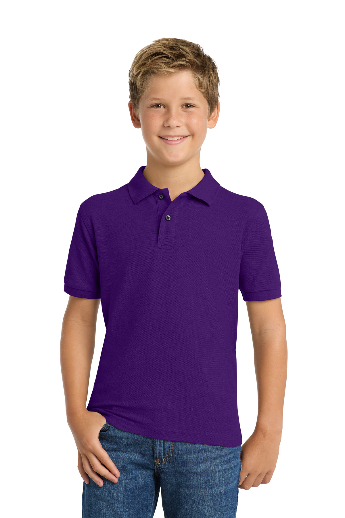 Port Authority Youth Silk Touch Polo. Y500 32