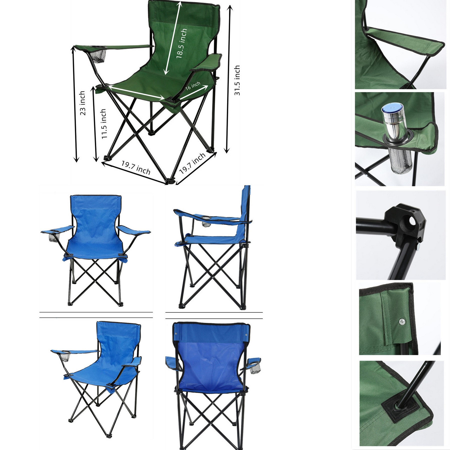Basics Portable Camping Chair 2