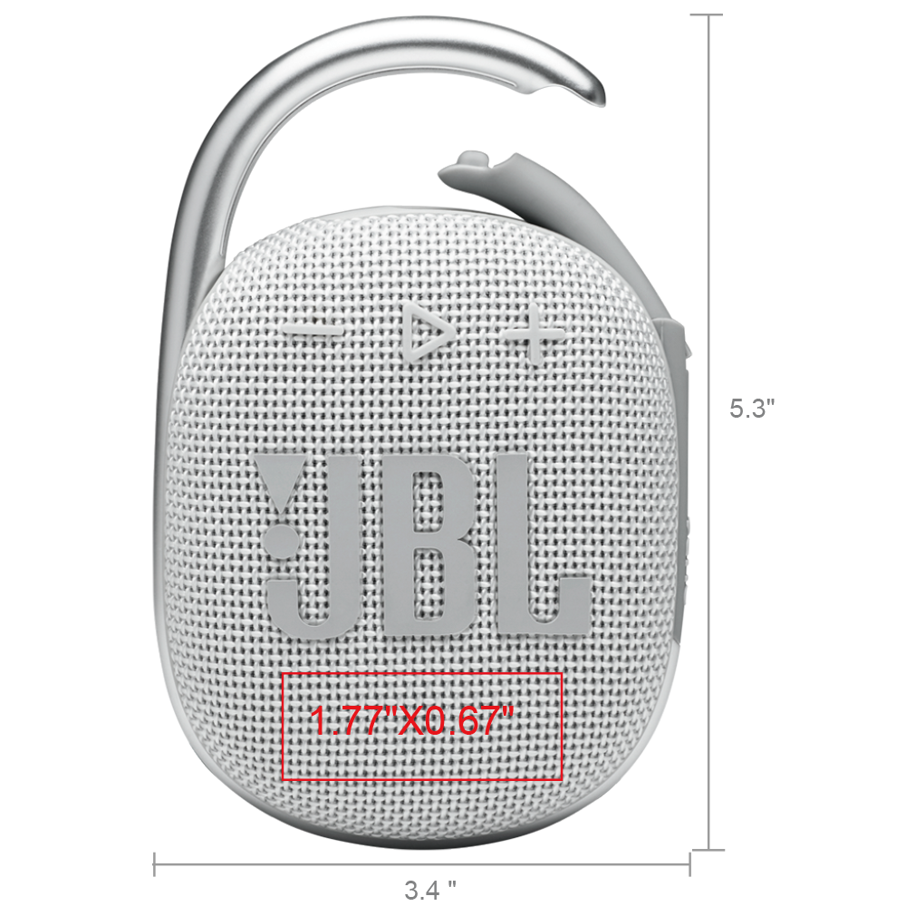 Custom JBL Clip 4 Portable Waterproof Bluetooth Speaker