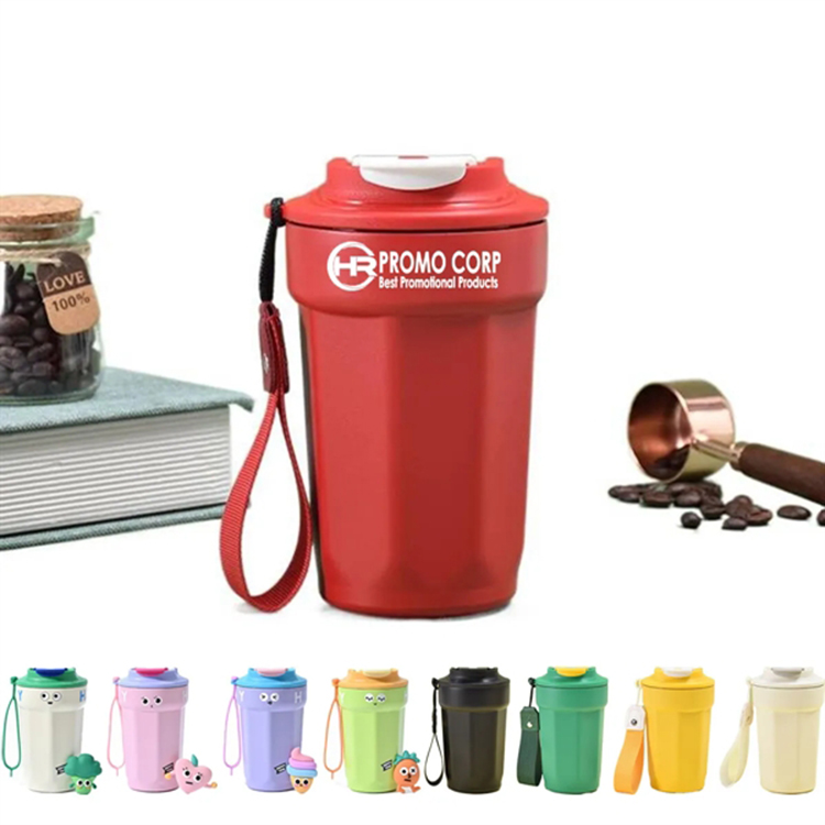 15 Oz Portable Belt Style Custom Coffee Tumbler 1
