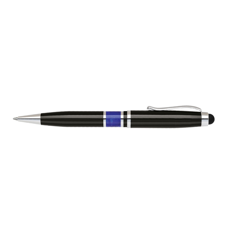 Lacquered Brass twist ballpoint pen with touchscreen stylus 7