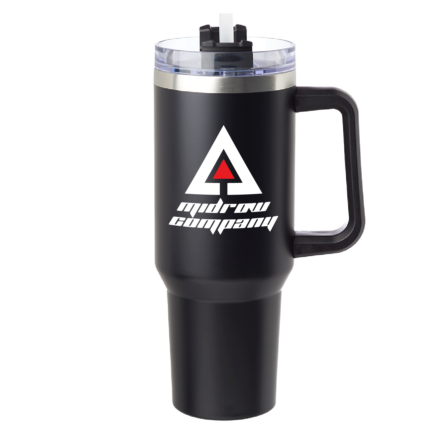 40 oz. Pinnacle Stainless Steel Travel Mug (2 Color Imprint) 5