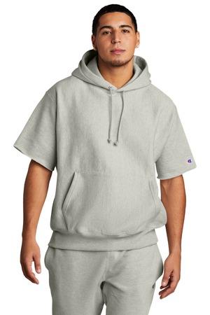Champion Reverse Weave Short Sleeve Hooded Sweatshirt S101SS, custom hoodie or sweatshirt with logo imprint 5