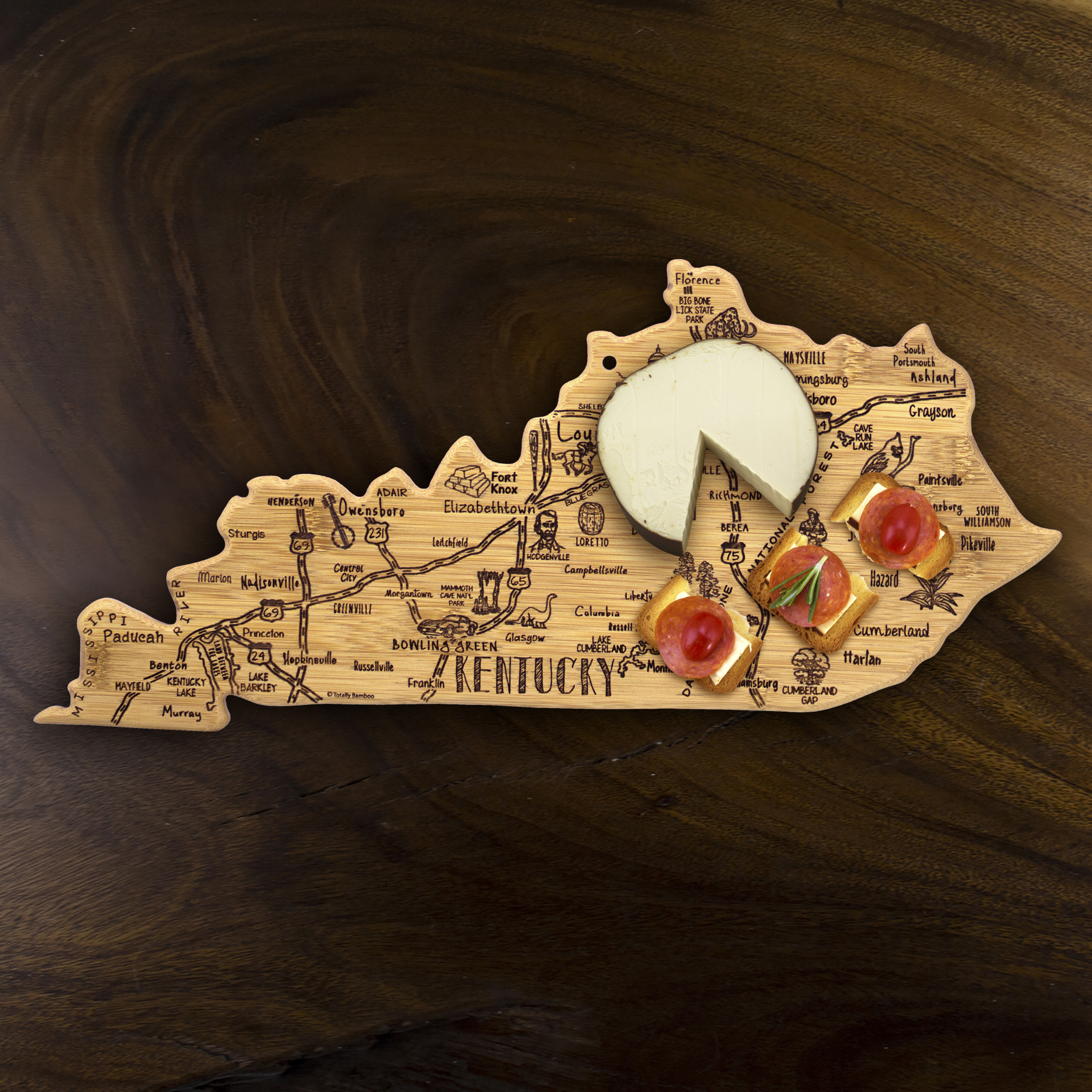 Destination Kentucky Cutting & Serving Board 5