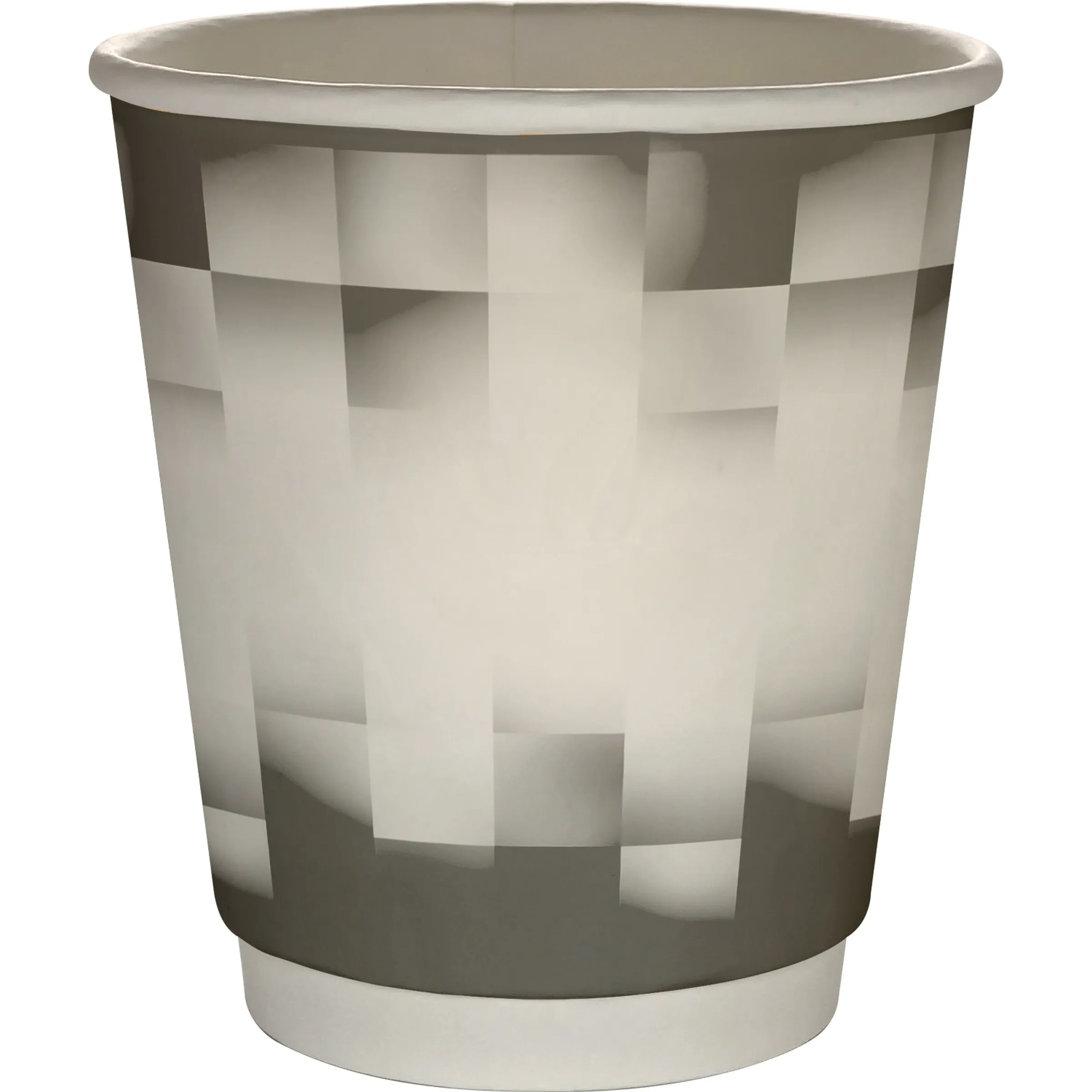 10 oz Full Color Shaded Checkers Insulated Paper Cup 15