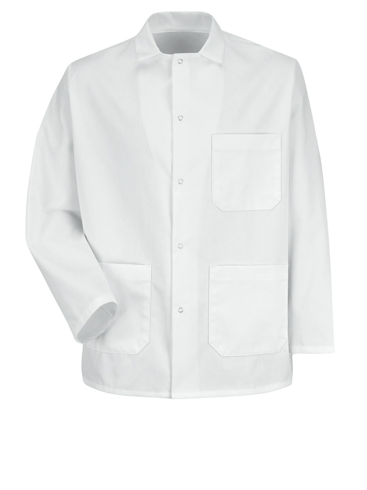 Red Kap Food Processing - Unisex Gripper-Front 30.75" Short Butcher Coat