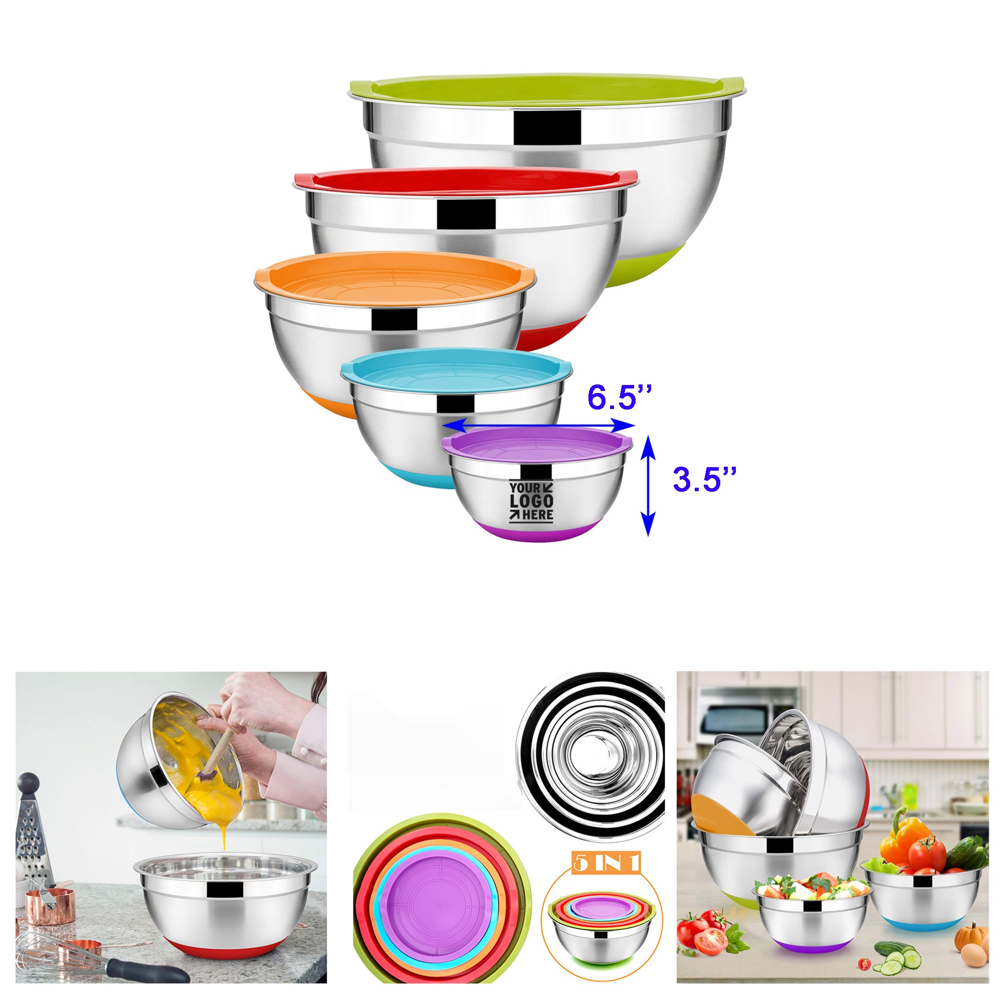 Stainless Steel Mixing Bowls 3
