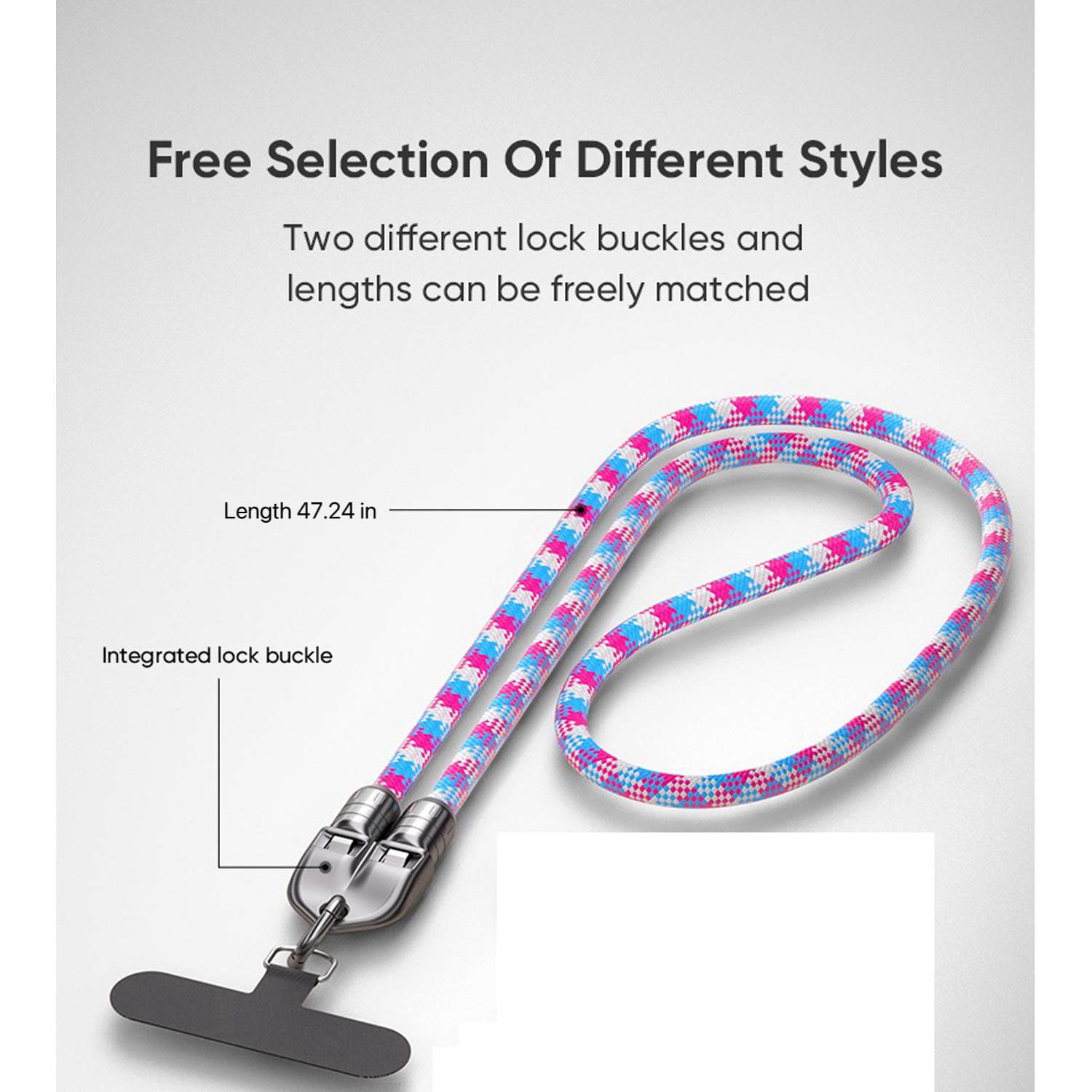 Multiple Use USB Charging Cable w/ Lanyard for Travel 6